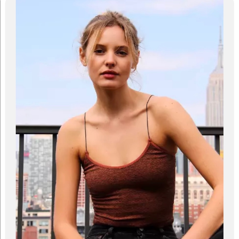 Free People skinny strap brami size M/L
